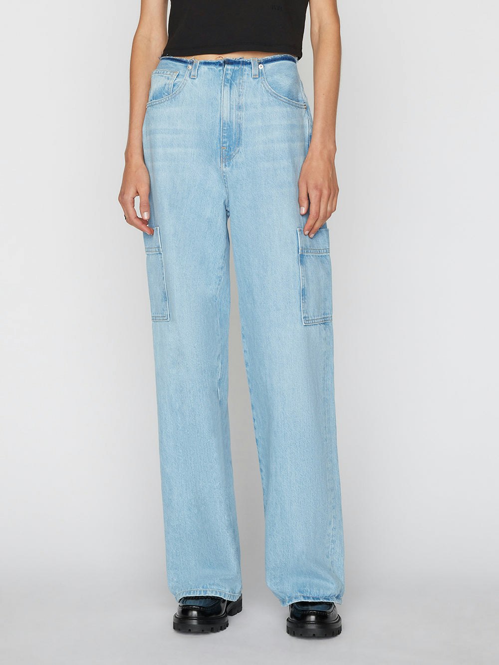jeans front view